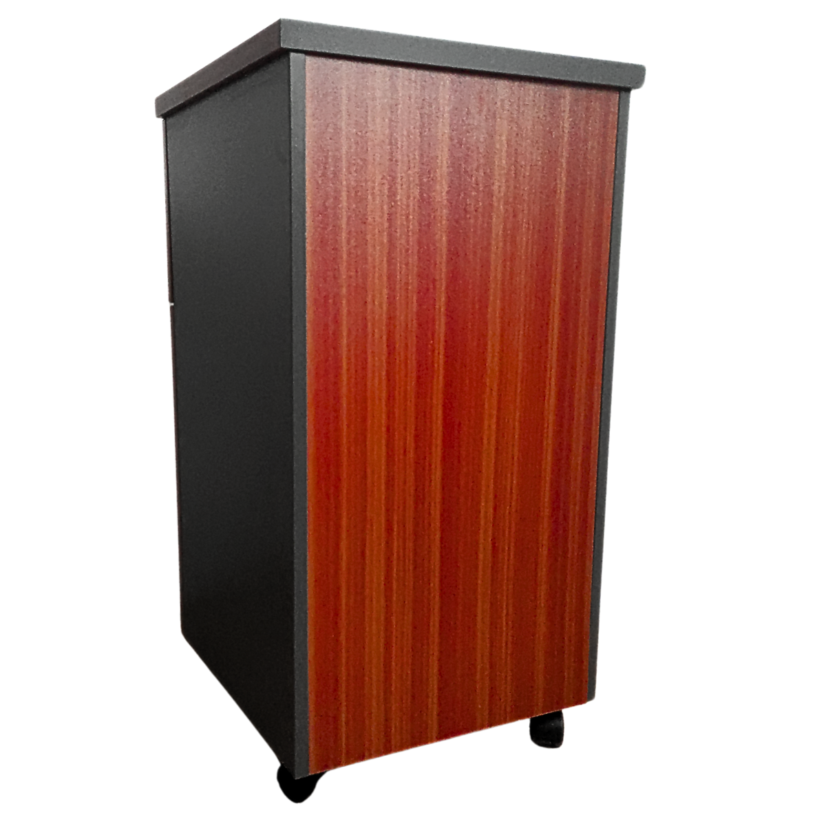 Cajonera alta color cerezo 75x38x40