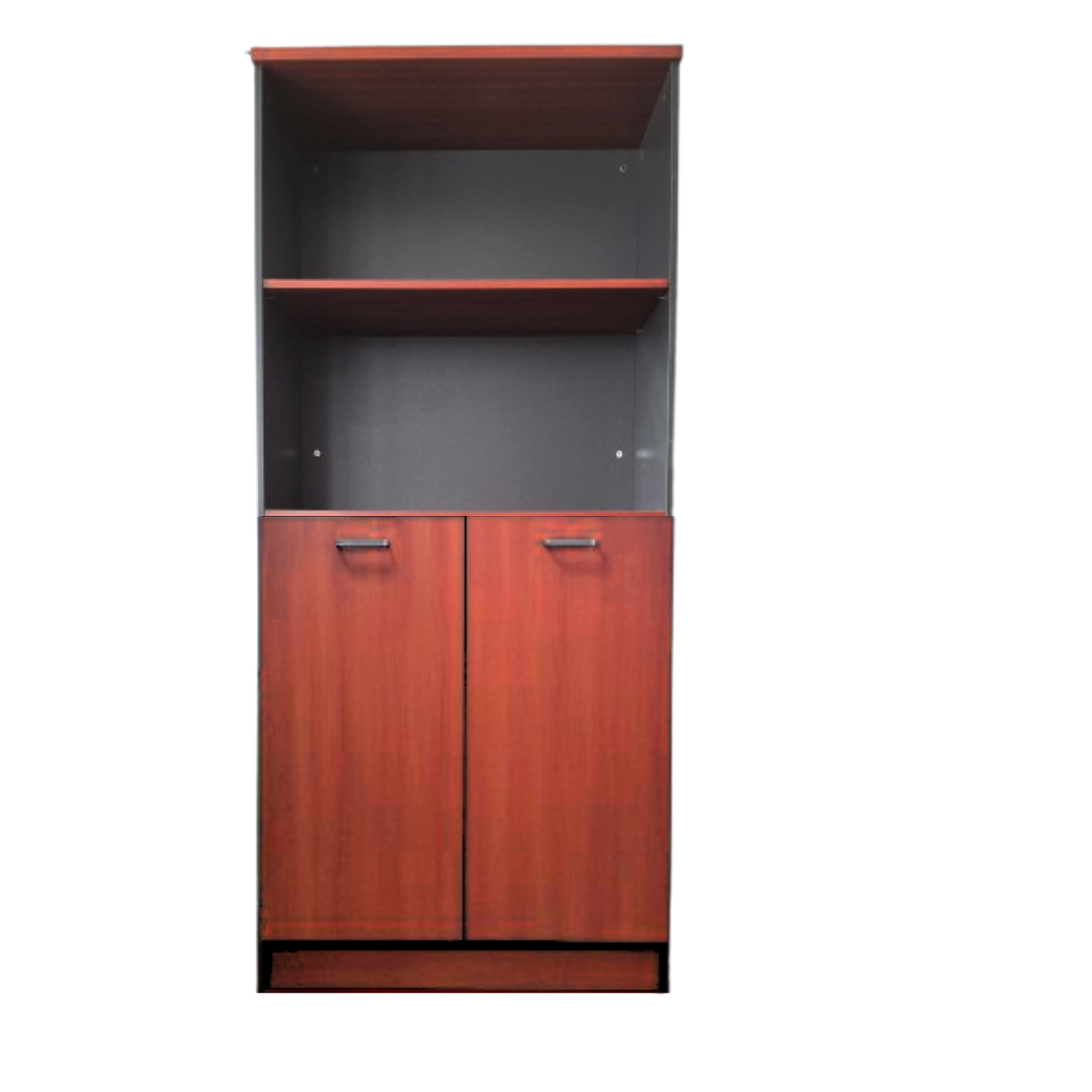 Gabinete de 4 Niveles con 2 Puertas - Color Cerezo
