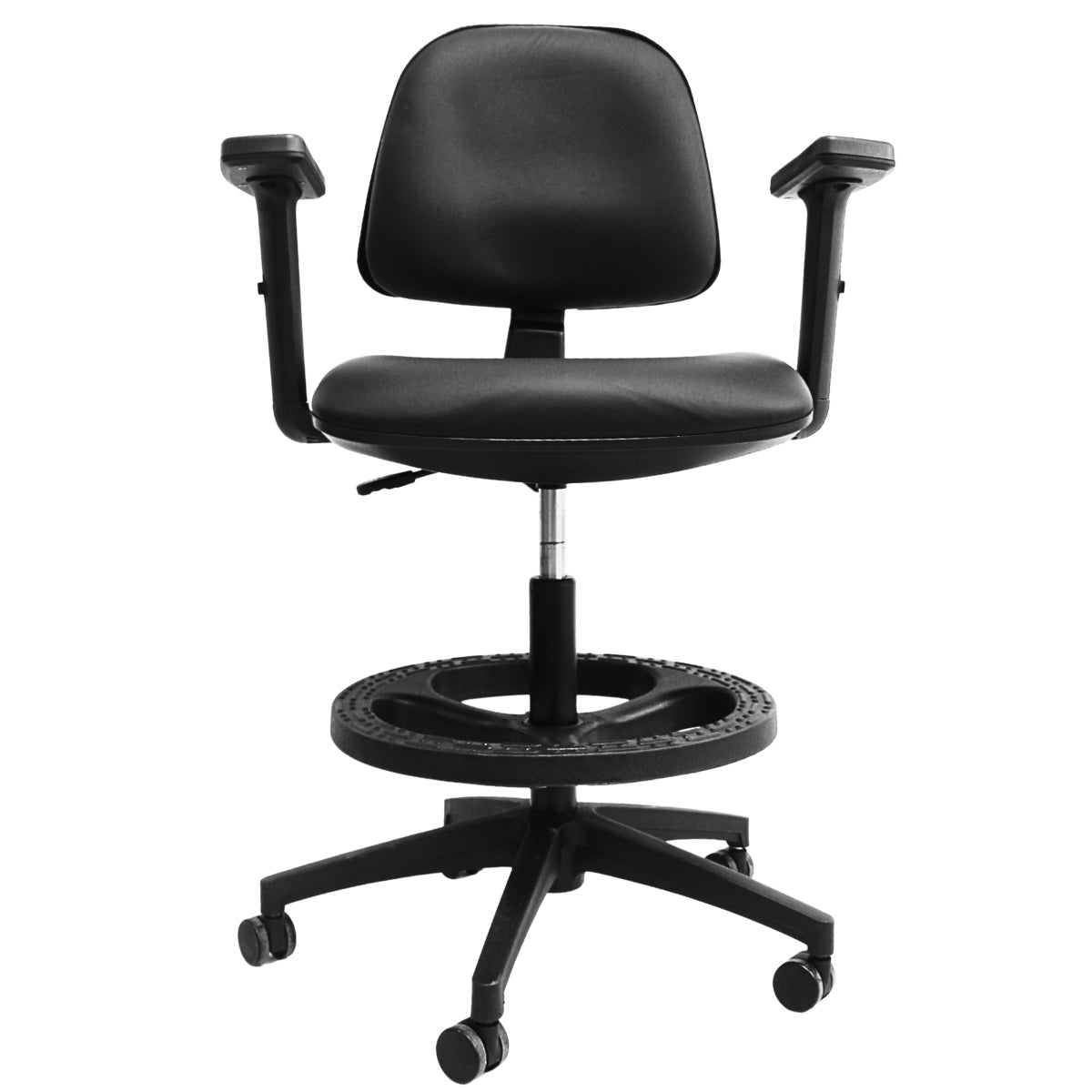 Silla Alta de Cajero Rudy CA520 - PU Ecocuero