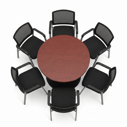 Pack Mesa de Reunión Urban 120 CM + 6 Sillas de Visita CA012