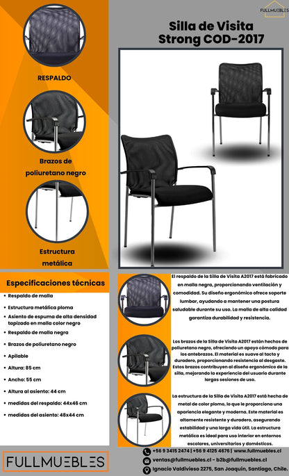 Silla de Visita o Reunión Strong -Cod-A2017