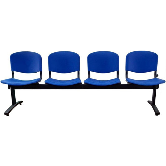 Banqueta de Sillas ISO PP Color Azul – 4 Asientos