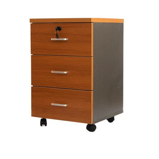 Cajonera Móvil de 3 Cajones Peral 63x40x38