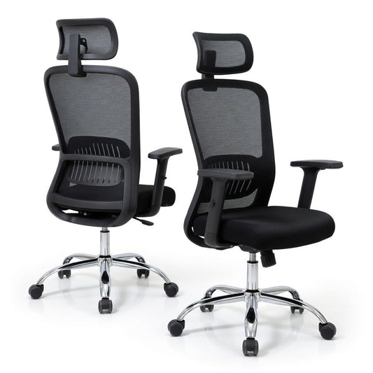 PACK 2 SILLAS DE OFICINA NEW CUBA - FULLMUEBLES